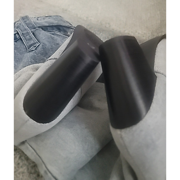 Steve Madden Women's Boots Landy Denim 6.5 M Over-The-Knee Cowboy Boots - Picture 9 of 12